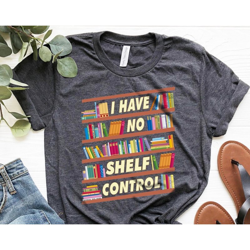 T-shirt I Have No Shelf Control pour hommes - T-shirt pour amoureux des livres — T-shirts pour hommes