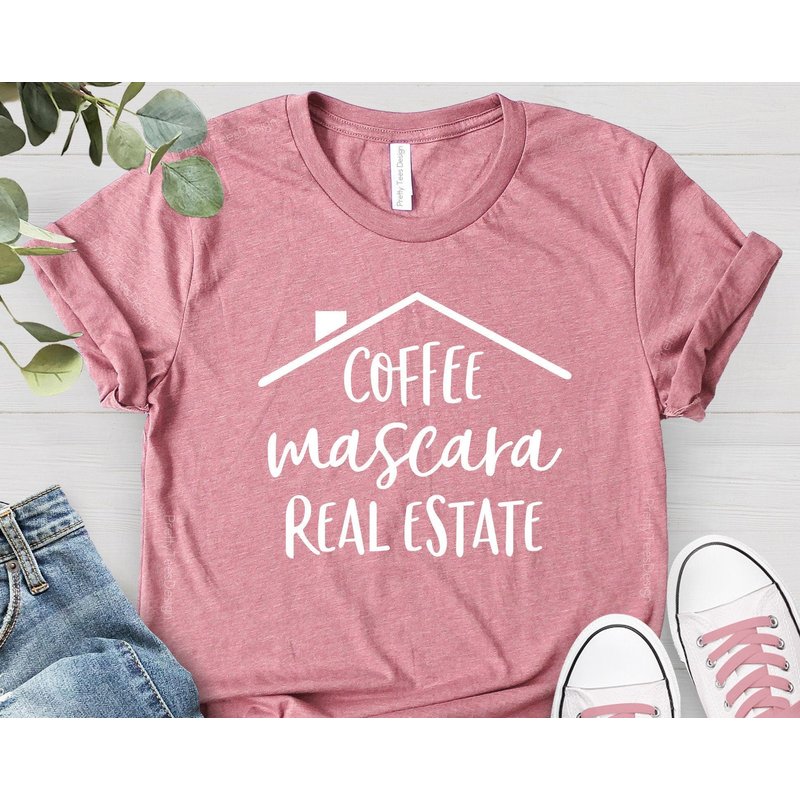 T-shirt Realtor Coffee Mascara Real Estate pour hommes — T-shirts pour hommes