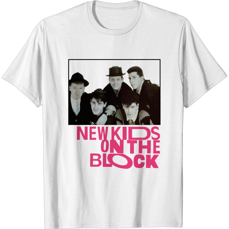 T-shirt rose Vintage NKOTB pour hommes