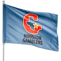 Drapeaux de maison Houston Gamblers Defunct — Drapeaux décoratifs