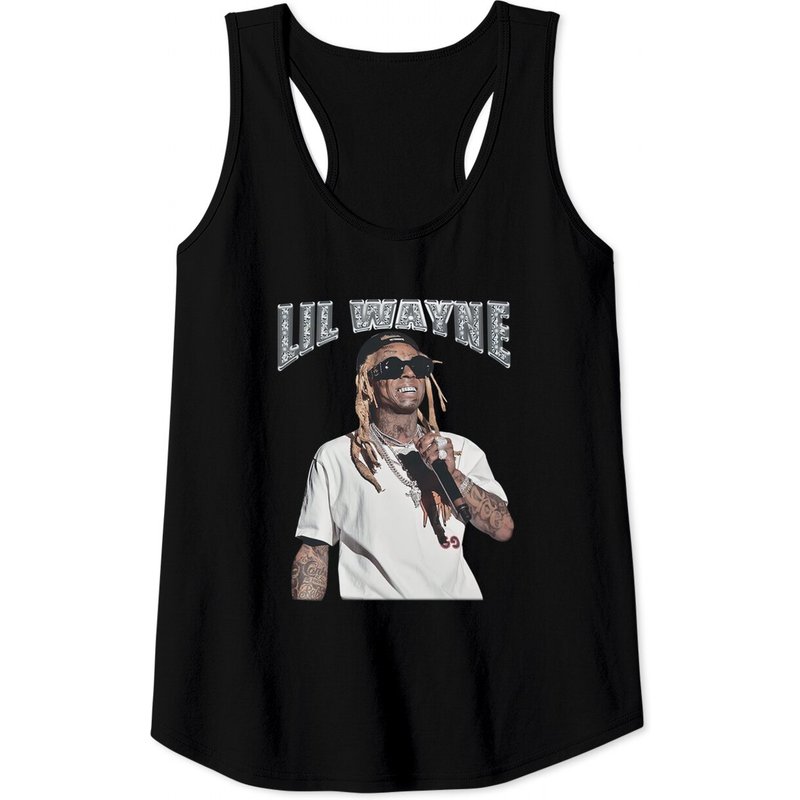 Débardeurs pour hommes Lil Wayne en noir — T-shirts pour hommes