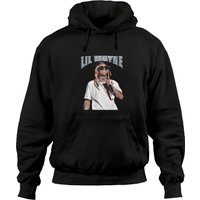 Hoodies Unisex Noirs Lil Wayne — Sweats à capuche pour hommes