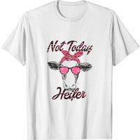 Not Today Heifer Shirt - Cute Cow Farm T-Shirt for Men