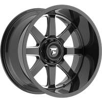 Fittipaldi Offroad FA16BM Black Milled Wheel - 20x12 - 8x165.1