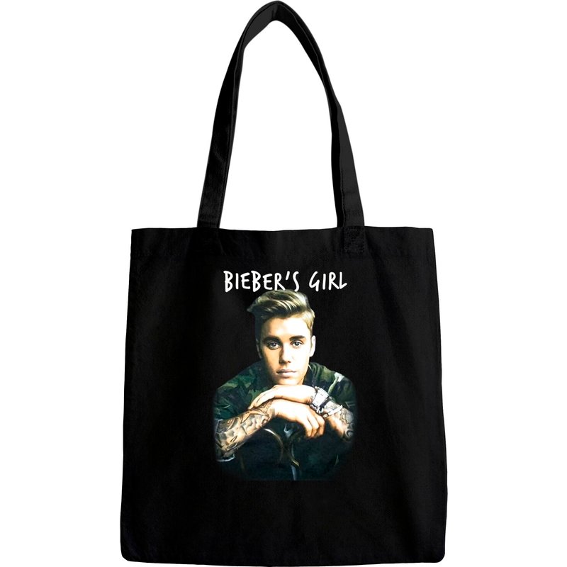 Sacs fourre-tout Justin Bieber Bieber's Girl Noirs Juniors — Sacs fourre-tout