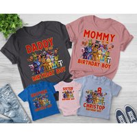 Five Nights At Freddy's Birthday Family Shirt for Men — Mens T Shirts
