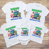 Super Why Wyatt Family Birthday Shirt for Men