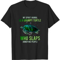My Spirit Animal Is A Grumpy Turtle Who Slaps Anno T-shirt