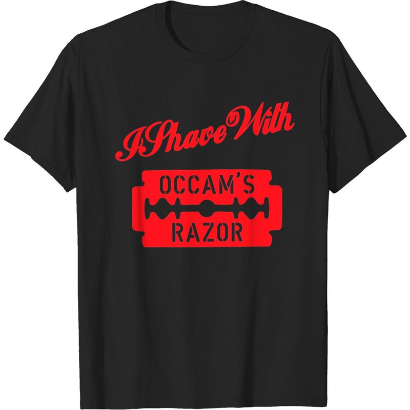 T-shirt pour hommes I Shave With Occam's Razor — T-shirts pour hommes