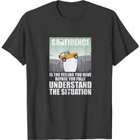 Confidence Is A Feeling Motivational T-shirt for Men