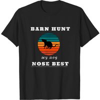 Barn Hunt T-shirt for Men in Black — Mens T Shirts