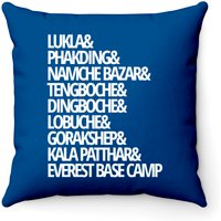 Everest Base Camp Trek Throw Pillows — Decorative Cushions