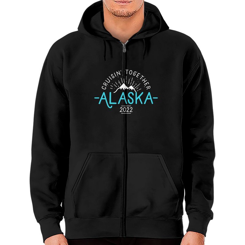Hoodies Zippés Alaska Cruise 2022 pour Unisexe — Sweats à capuche pour hommes