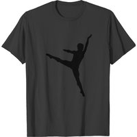 T-shirt Silhouette de Danseur de Ballet Masculin
