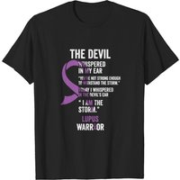 The Devil Lupus Awareness Support Ribbon T-Shirt for Men