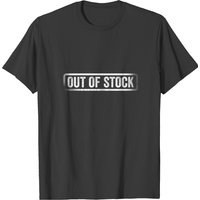 T-shirt Out Of Stock pour hommes en noir — T-shirts pour hommes