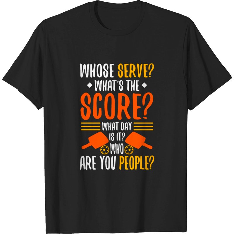 Whose Serve League Pickleball Team Men's T-Shirt — Mens T Shirts