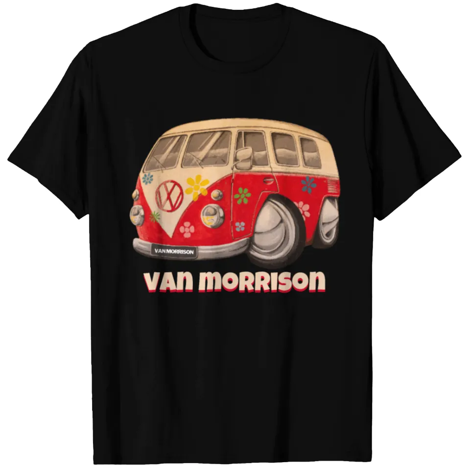 A Van Called Morrison Iconic Surfer Van T-shirt for Men