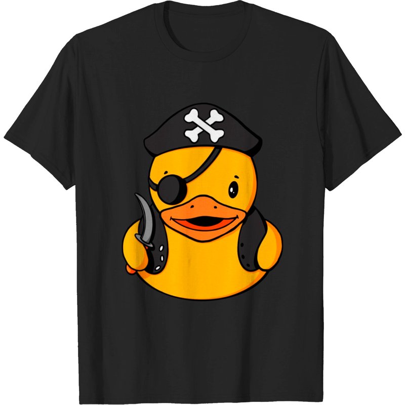 T-shirt Canard en Caoutchouc Pirate pour Homme