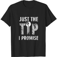 T-shirt Pool Player Billiards Just The Tip I Promise — T-shirts pour hommes