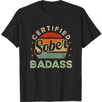 T-shirt Sober Sobriety pour hommes en noir — T-shirts pour hommes