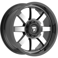 Fittipaldi Offroad FA16MB Machined Black Wheel - 18x9 - 8x180 — Wheels & Rims