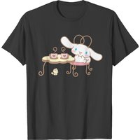 T-shirt Cinnamoroll Cafe pour hommes en noir