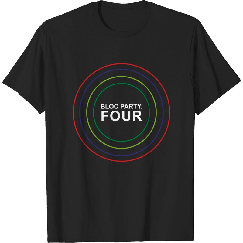 T-shirt Bloc Party Four Indie Pun pour hommes — T-shirts pour hommes
