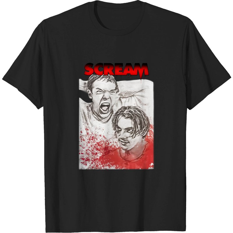 T-shirt pour hommes Scream Matthew Lillard et Skeet Ulrich — T-shirts pour hommes