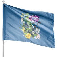 Drapeau en Art de Mots - Fierté Suédoise de Flowers Of Sweden