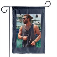 Can Divit (Can Yaman) Classic Garden Flags for Navy