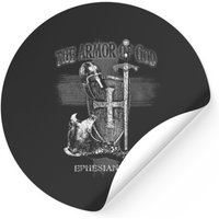 The Armor of God Stickers - Classic Square Design