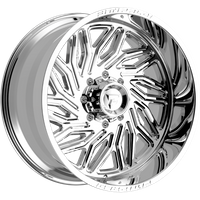 Roues Fittipaldi Offroad FA13MC Chrome - 24x12 - Motif de boulons 8x170
