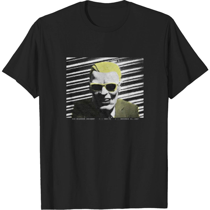 Max Headroom Incident T-Shirt for Men — Mens T Shirts