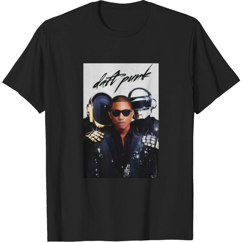 T-shirt pour hommes Daft Punk en noir — T-shirts pour hommes