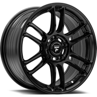 Roues Fittipaldi FS368 Noir Brillant 18x8 avec motif de boulon 5x114.3 — Roues et jantes