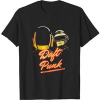 T-shirt pour hommes Daft Punk en noir