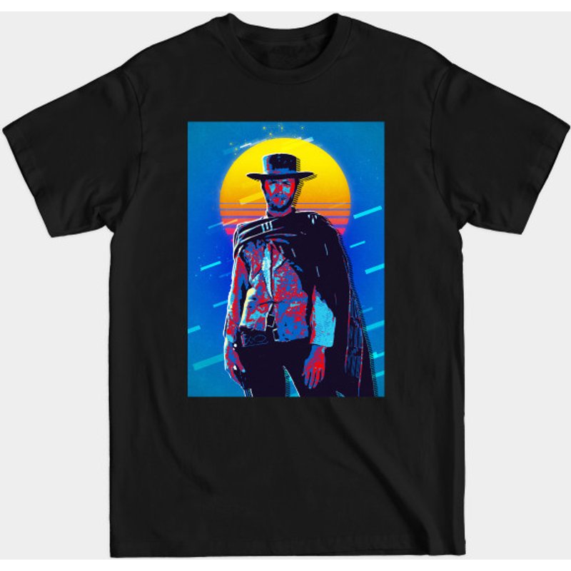 Clint Eastwood Men's T-Shirt in Black — Mens T Shirts