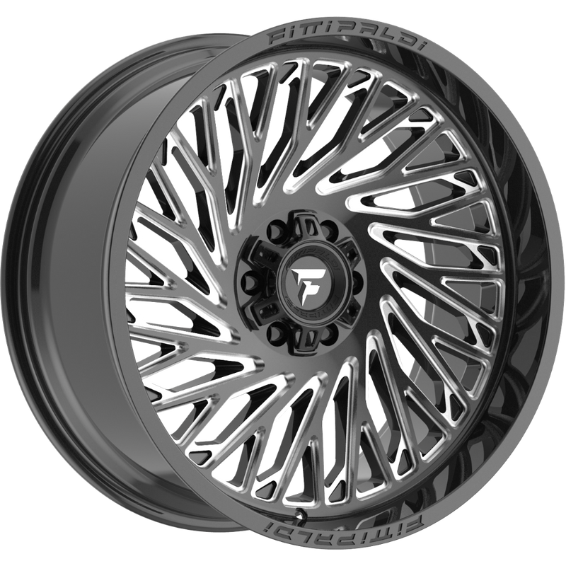 Roues Fittipaldi Offroad FA15BM Milled Noires - 22x10 - 8x170