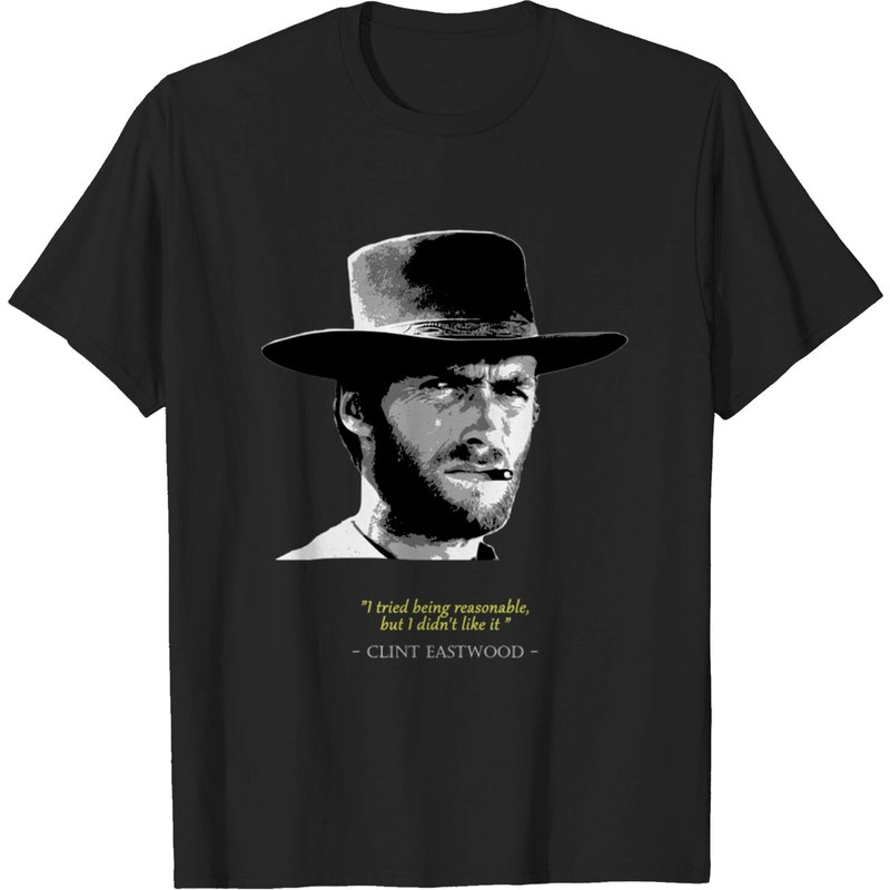 Clint Eastwood Quote - Clint Men's T-Shirt — Mens T Shirts