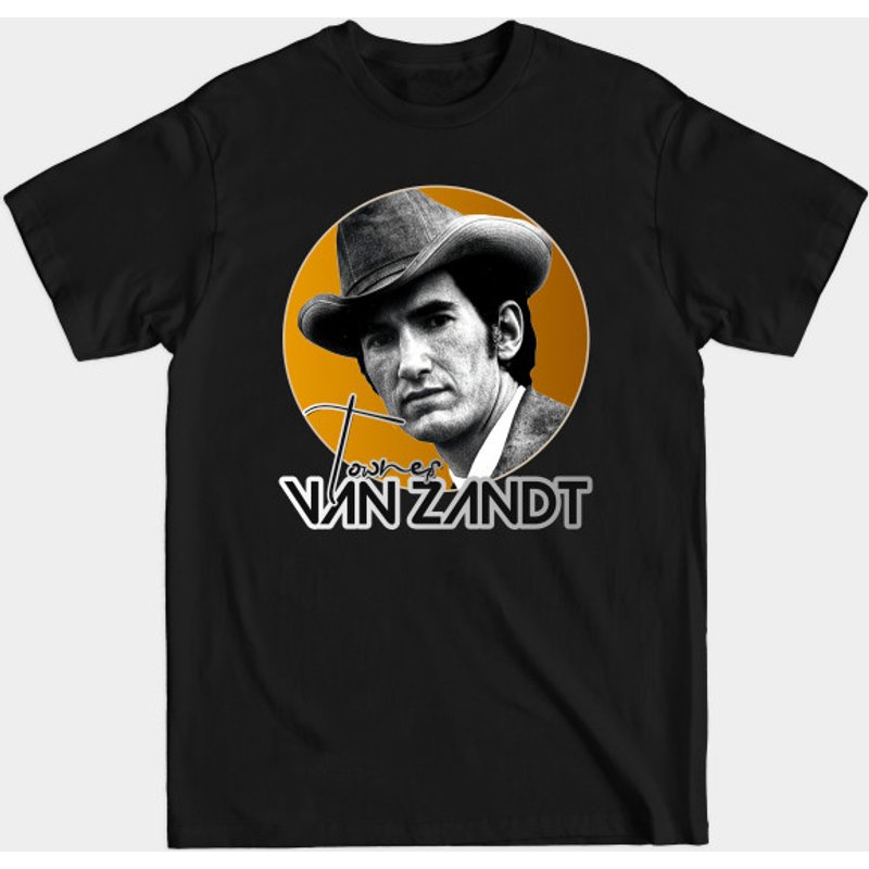 Townes Van Zandt Gold Tribute Men's T-Shirt — Mens T Shirts