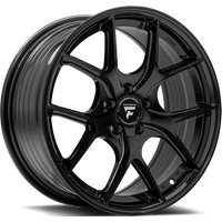 Roues Fittipaldi FS365 Noir Brillant 18x8 - Motif de Boulons 5x114.3