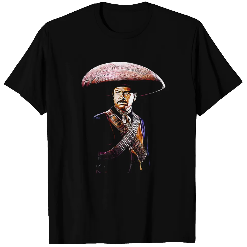Aguilar - T-shirt pour hommes Antonio Aguilar en noir — T-shirts pour hommes