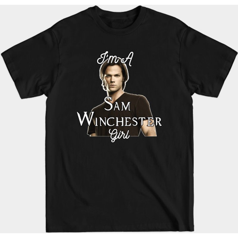 Sam Girl Supernatural T-Shirt for Men - Black — Mens T Shirts