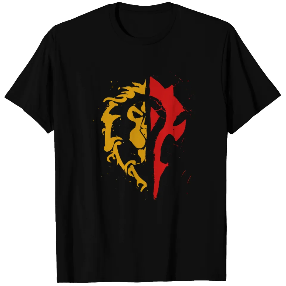 Alliance and Horde - Warcraft Men's T-Shirt — Mens T Shirts