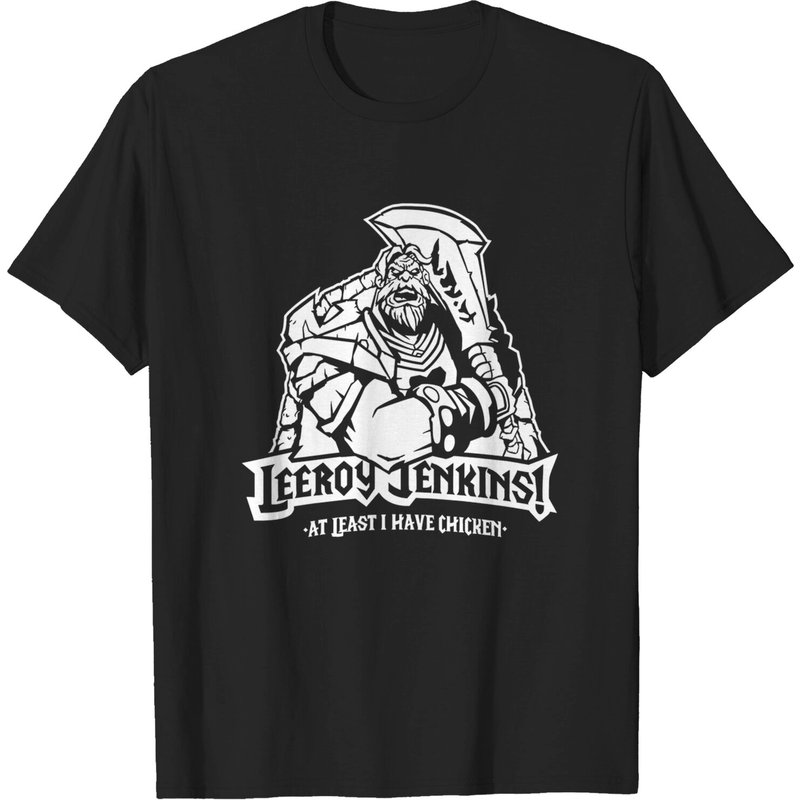 T-shirt pour hommes Leeroy Jenkins! Blanc - Warcraft