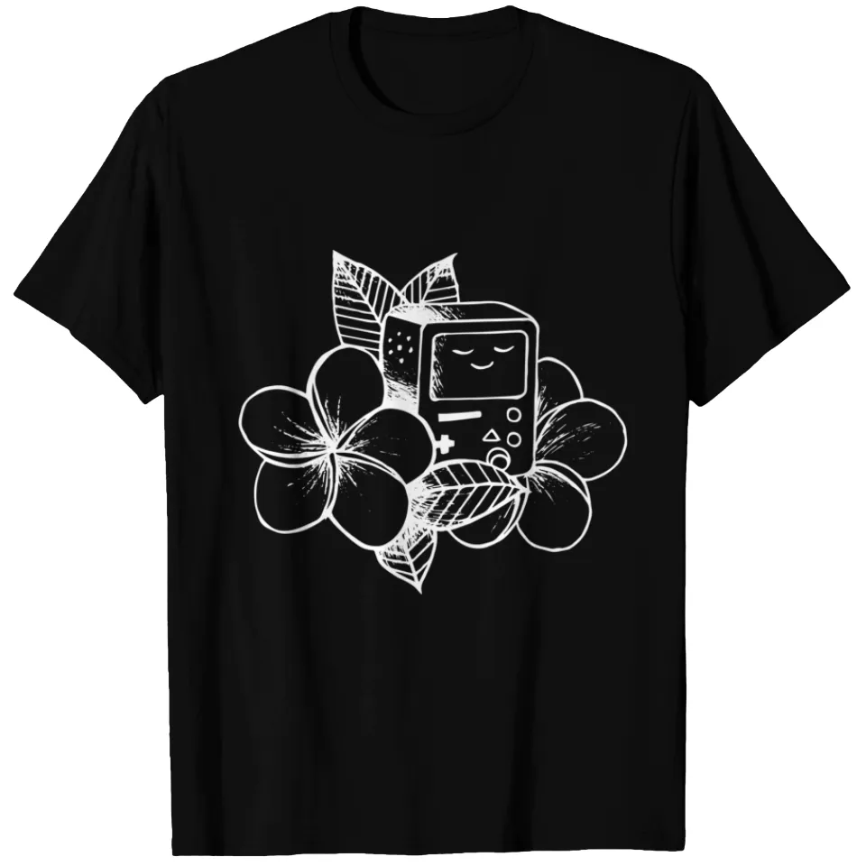 Adventure Time BMO Flower Men's T-Shirt — Mens T Shirts