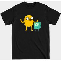 T-shirt Jake le chien et BMO le robot Adventure Time pour hommes — T-shirts pour hommes