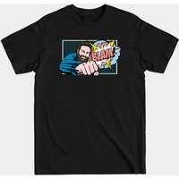 T-shirt pour hommes Bud Spencer Pop Art en noir — T-shirts pour hommes