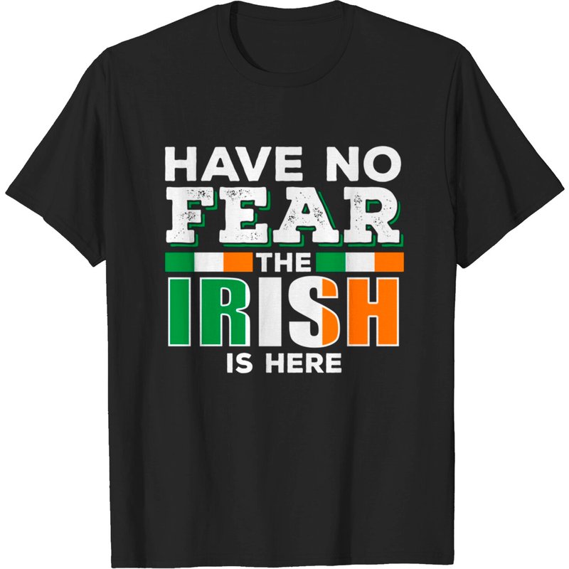 Funny Irish Men's T-Shirt in Black